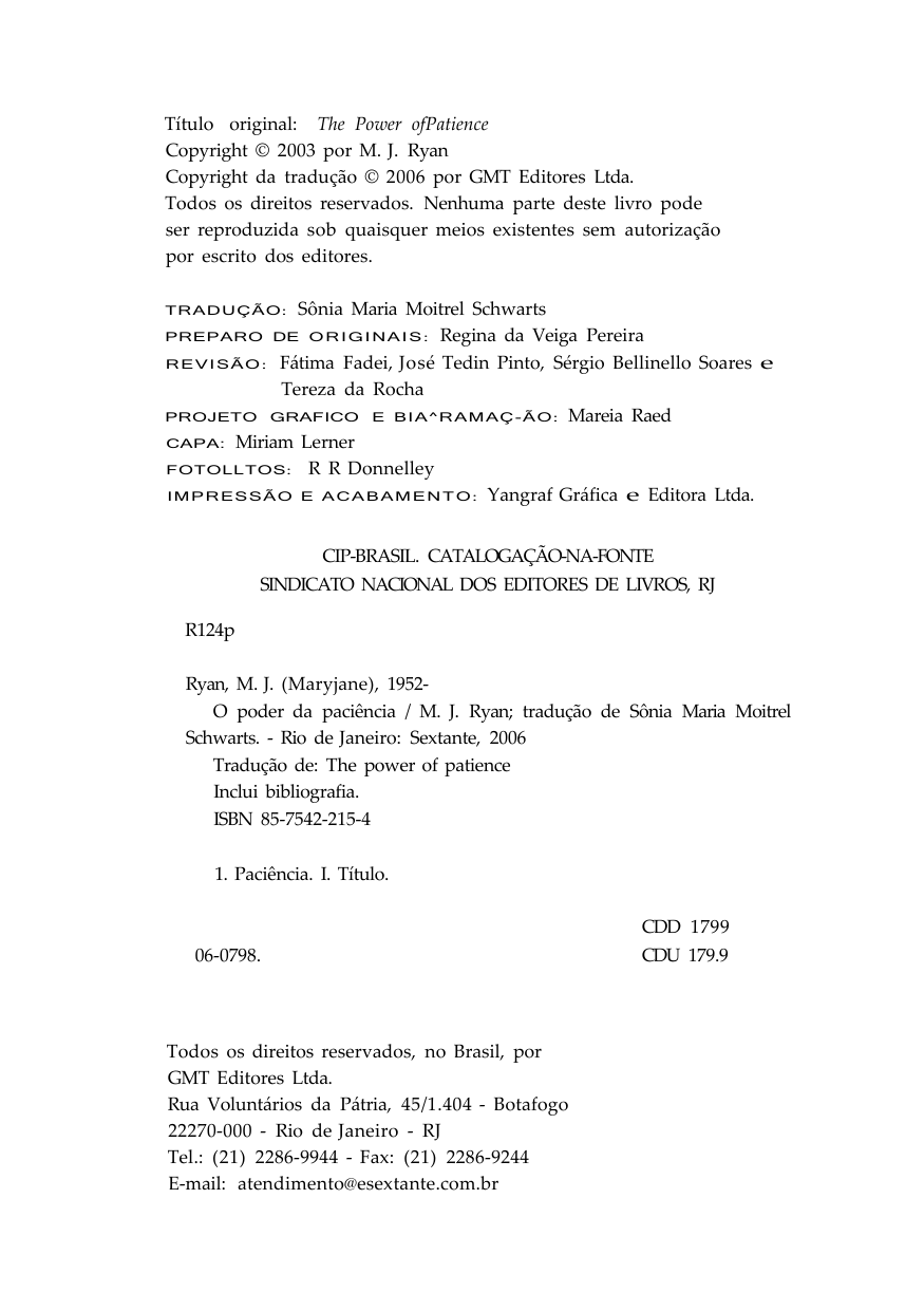O PODER da PACIÊNCIA, M,J.Ryan.pdf